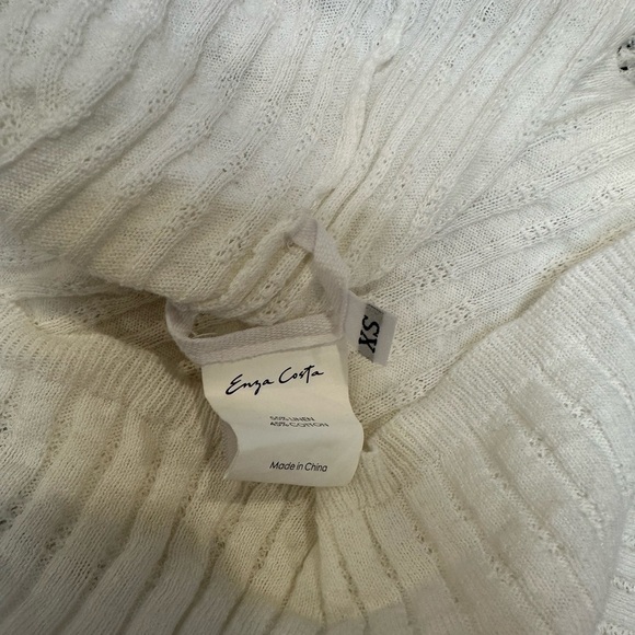 Enza Costa V-neck Button Up Top Size XS - Picture 7 of 10